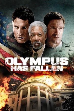 Olympus Has Fallen (2013) Hindi Dual Audio 350MB HD Poster Download - filmyfly